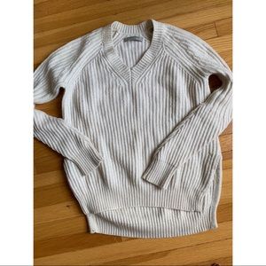 All saints off white wool sweater